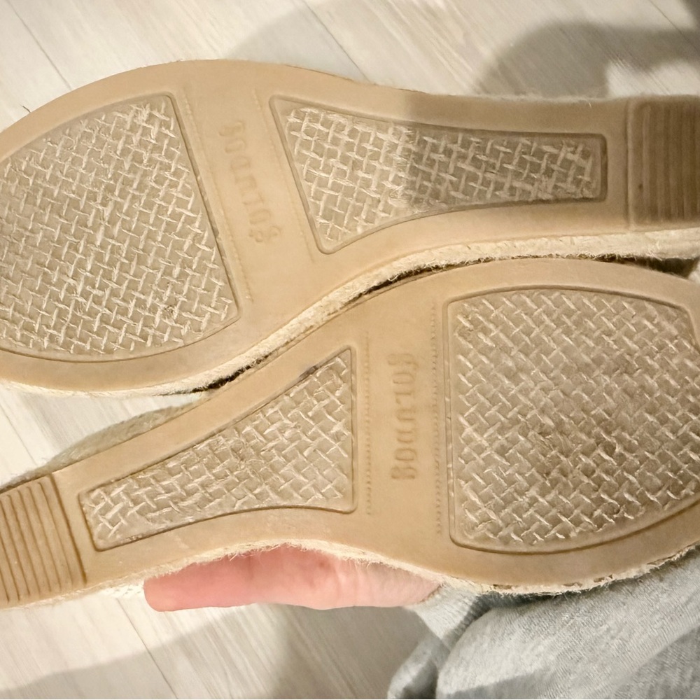 NWOT Soludos The Marseille Wedge Espadrille Black Size 7.5 - Picture 8 of 10